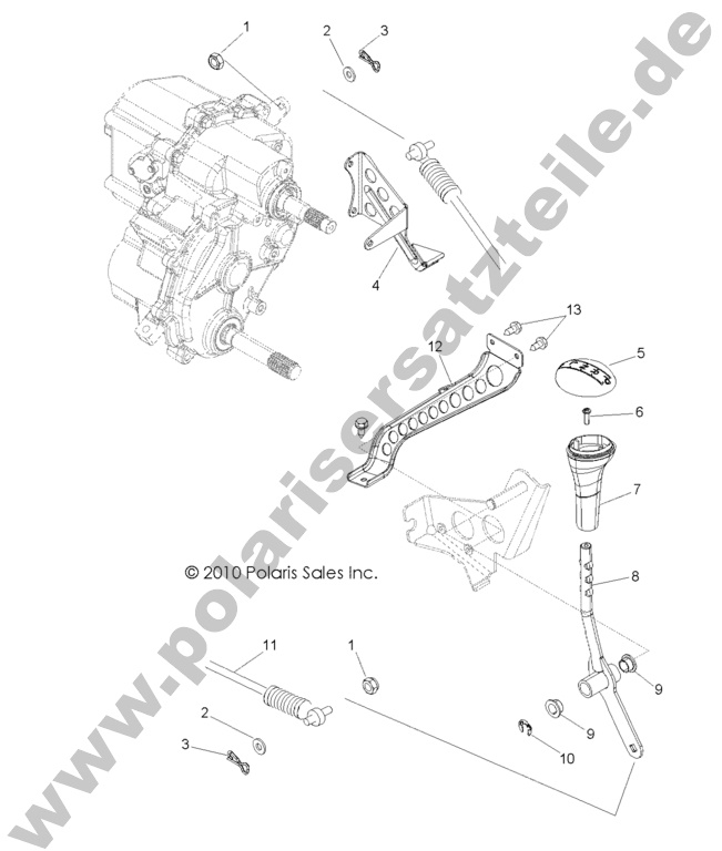 DRIVE TRAIN, GEAR SELECTOR