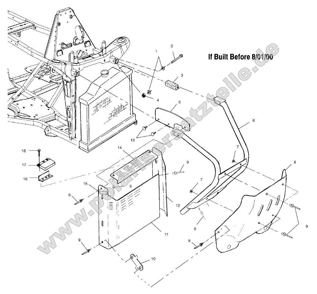 Front Bumper and Shields (4963766376A005)