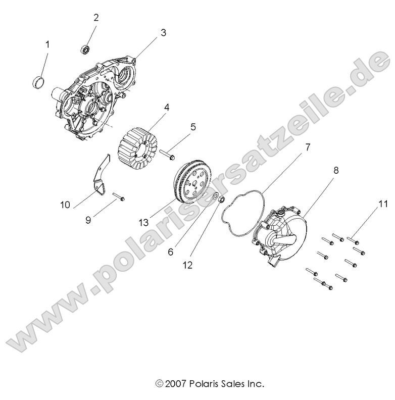 ENGINE, STATOR and FLYWHEEL
