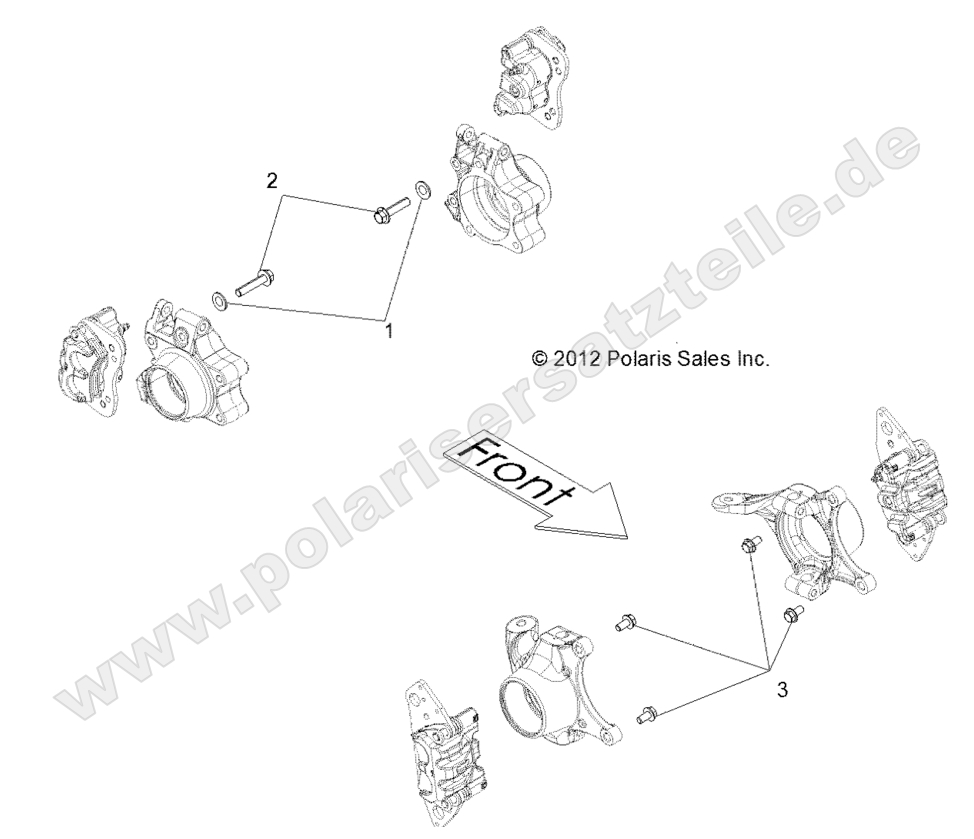 BRAKES, CALIPER MOUNTING