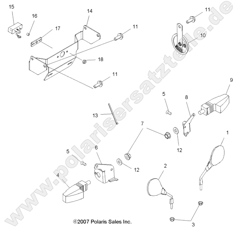 ELECTRICAL, TURN SIGNALS, HORN and MIRRORS