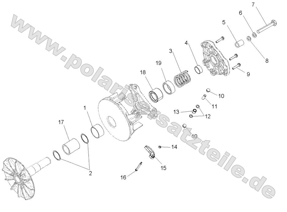 DRIVE TRAIN, PRIMARY CLUTCH