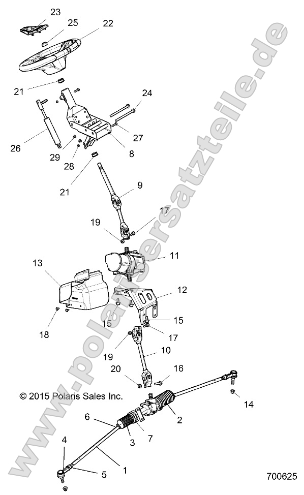Steering, Power Steering Asm.