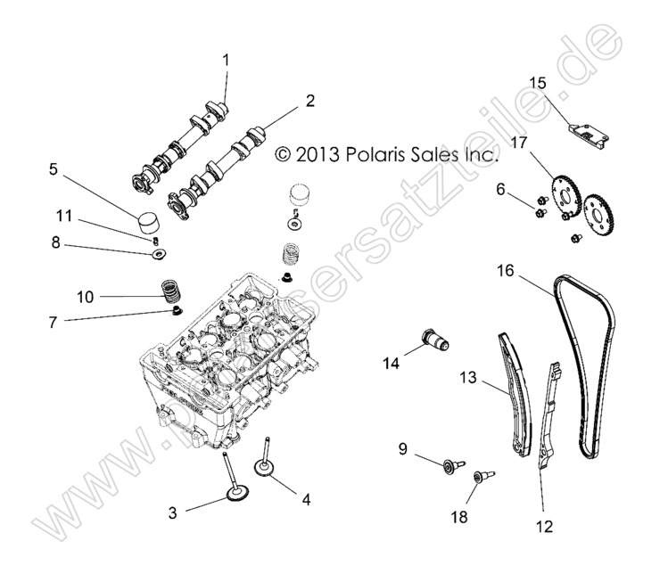 ENGINE, VALVES and CAMSHAFTS