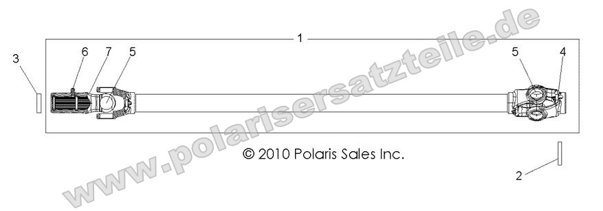 DRIVE TRAIN, FRONT PROP SHAFT