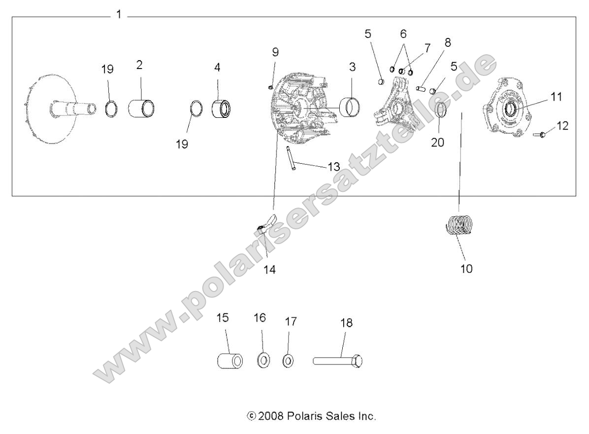 Drive Train, Primary Clutch