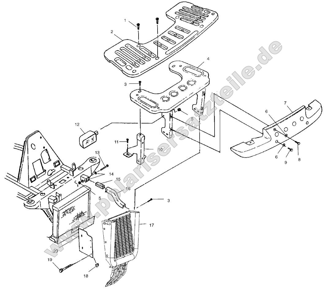 Front Rack and Bumper Mounting