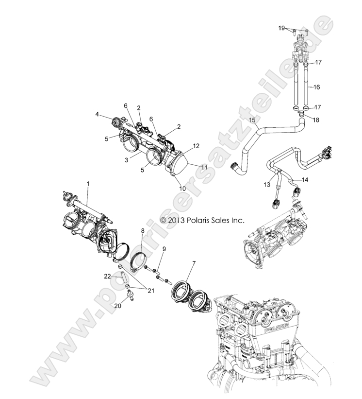 ENGINE, THROTTLE BODY and INJECTOR