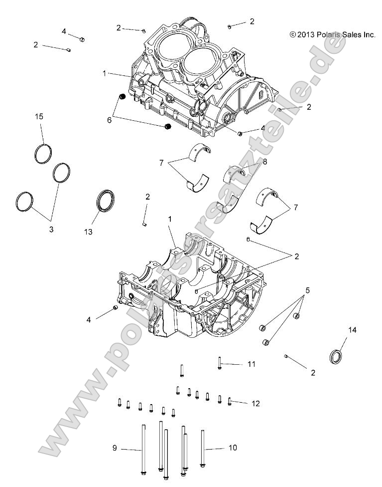 Engine, Crankcase
