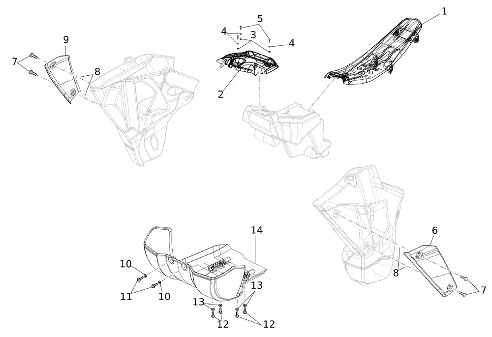 Motorschutz / Sitzbank