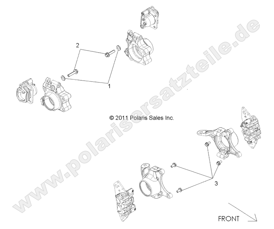 BRAKES, CALIPER MOUNTING
