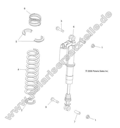 SUSPENSION, FRONT SHOCK MOUNTING