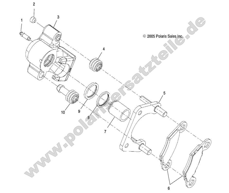 BRAKES, REAR CALIPER