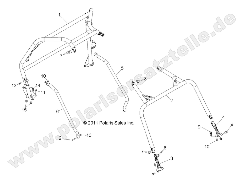 CHASSIS, CAB FRAME and SIDE BARS