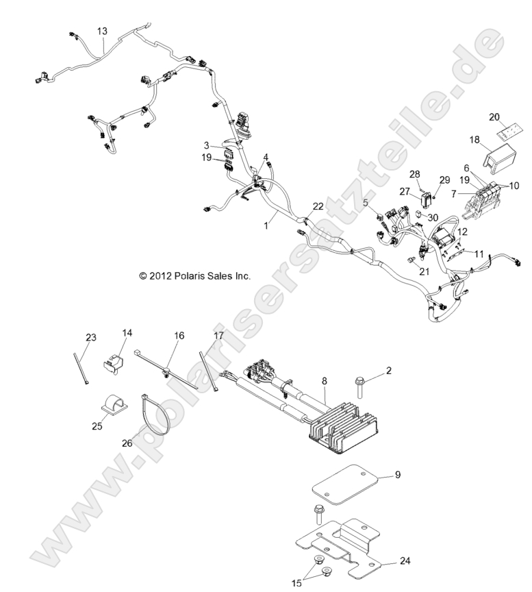 ELECTRICAL, WIRE HARNESS, EPS