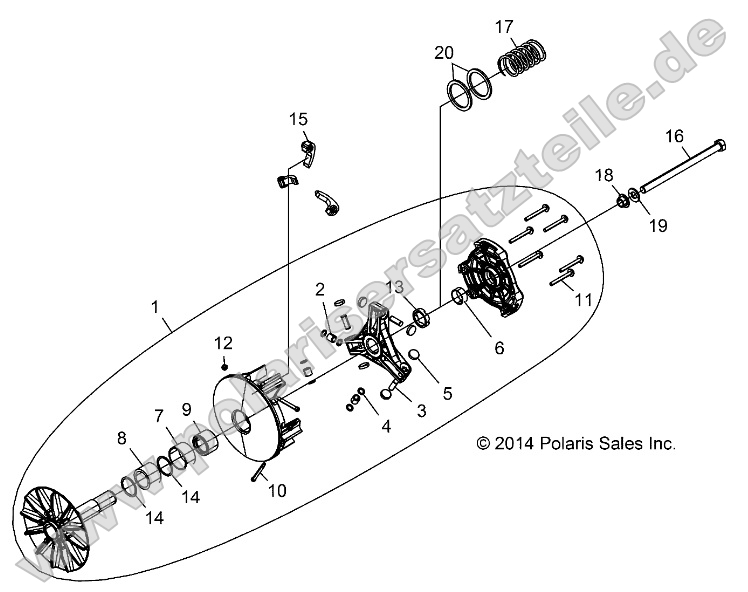 Drive Train, Primary Clutch