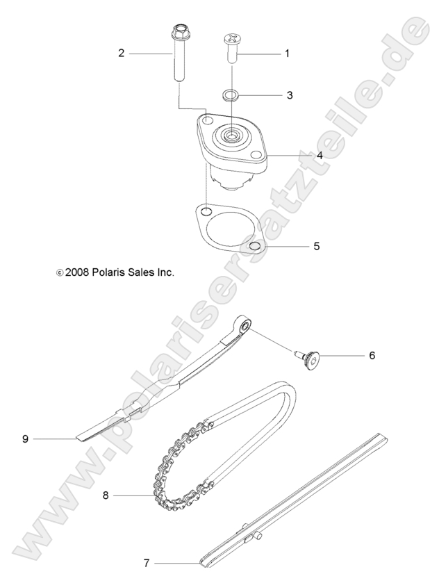 ENGINE, TENSIONER, CAM CHAIN