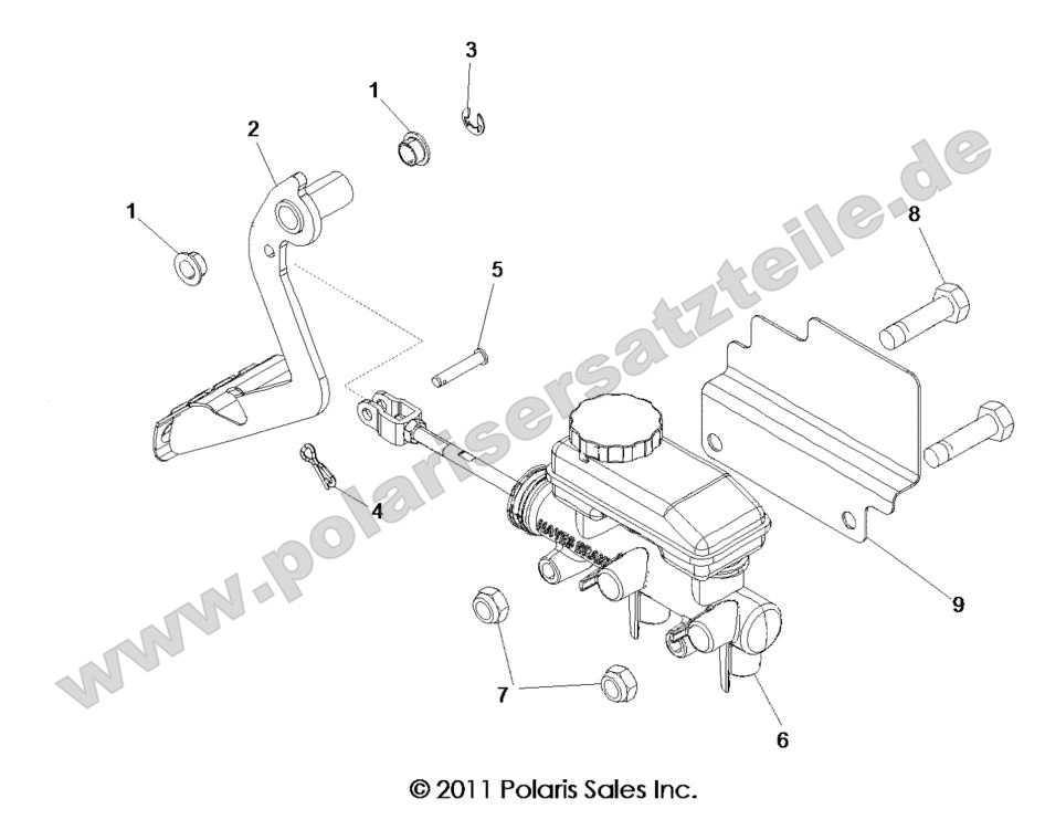 BRAKES, PEDAL and MASTER CYLINDER