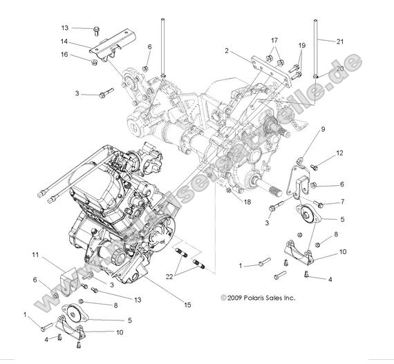 ENGINE, TRANSMISSION MOUNTING