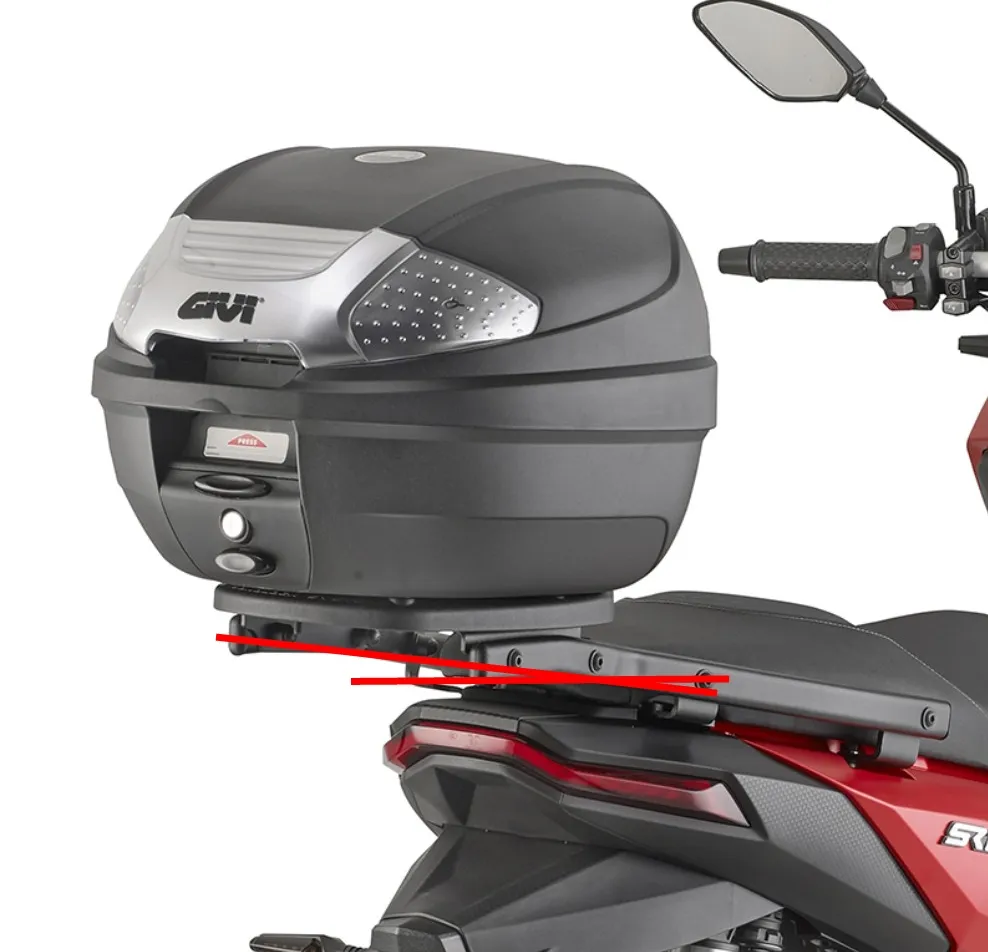 Givi Monolock Topcase E300 NT2B - 30 Liter - schwarz - inkl. Montagekit