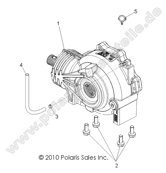 DRIVE TRAIN, FRONT GEARCASE