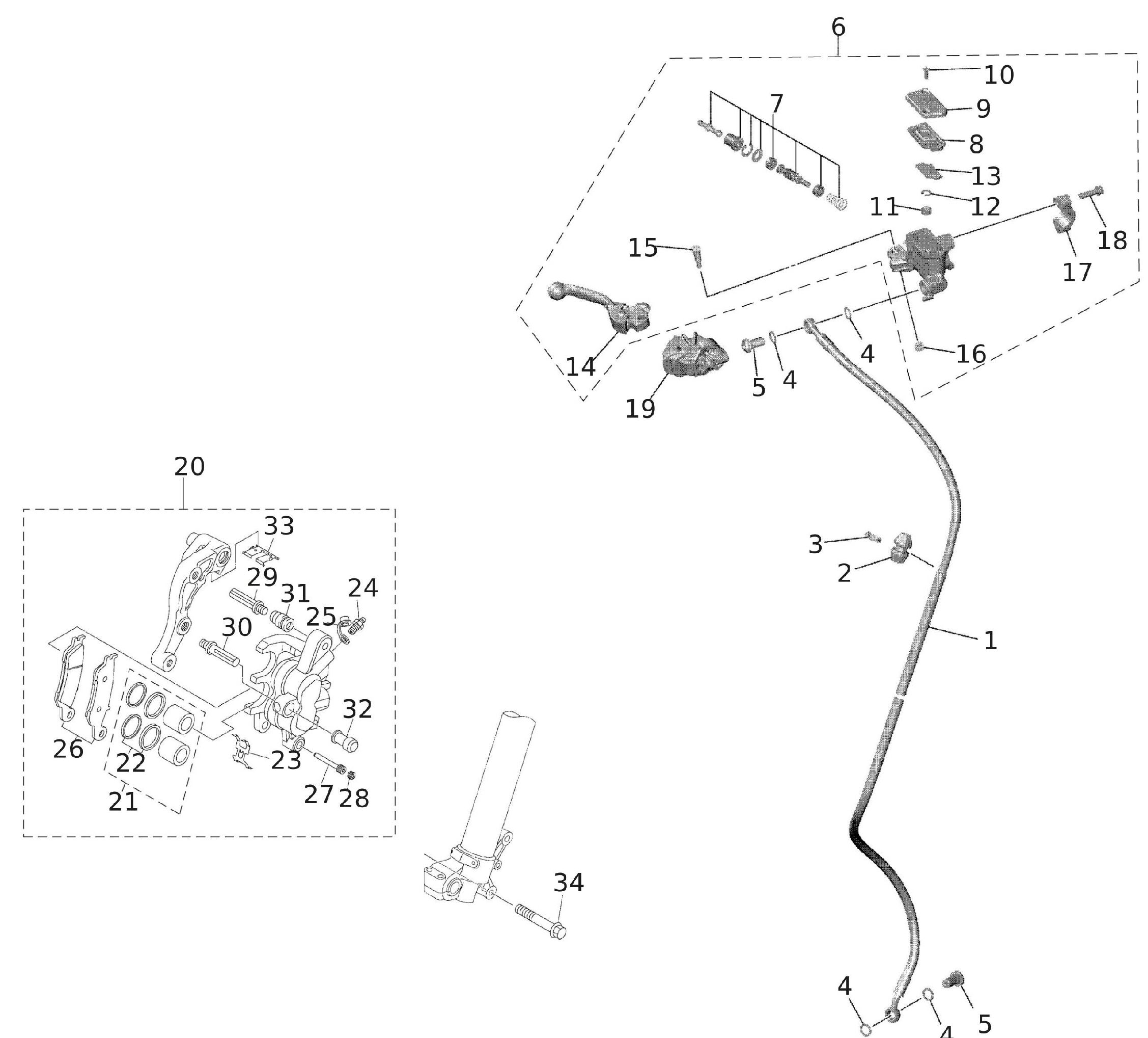 Bremssystem vorne Bremssystem vorne