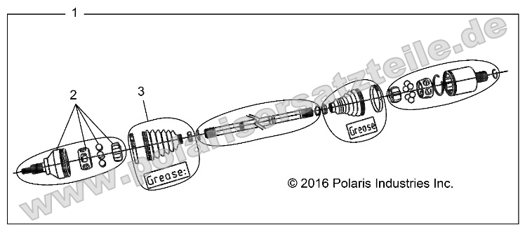 Drive Train, Half Shaft, Front