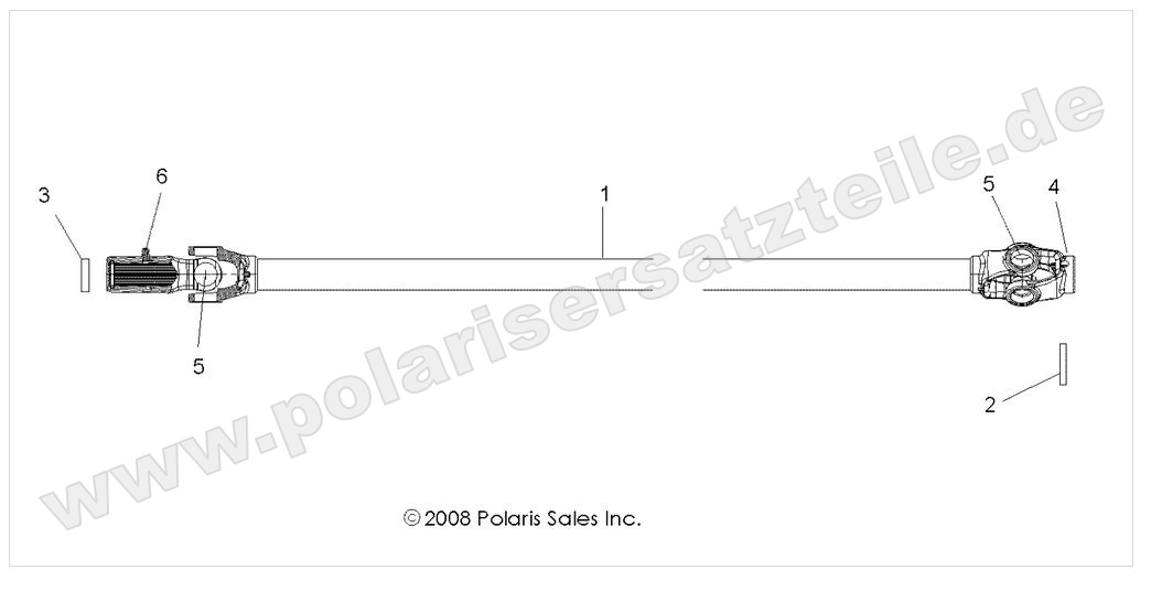 DRIVE TRAIN, FRONT PROP SHAFT