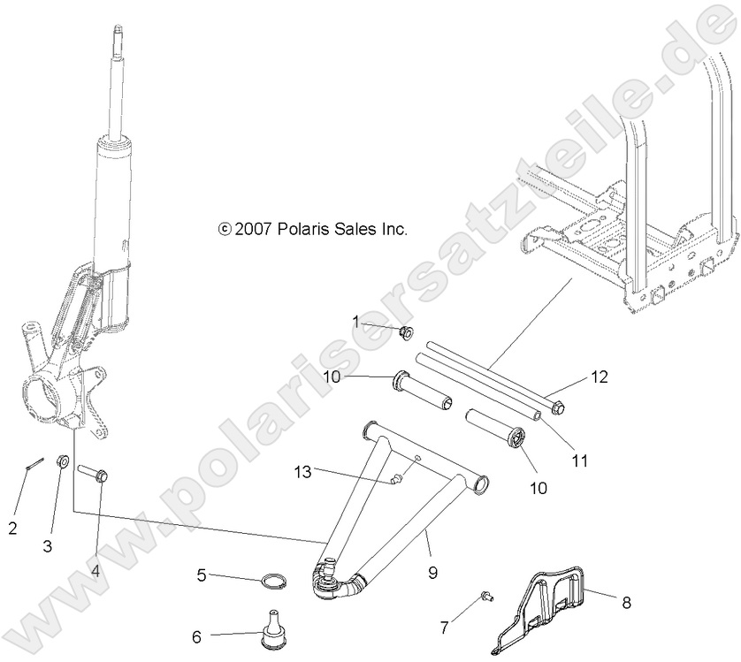 SUSPENSION, A-ARM and STRUT MOUNTING