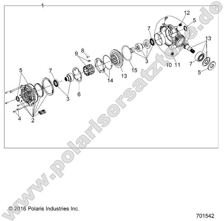 Drive Train, Front Gearcase