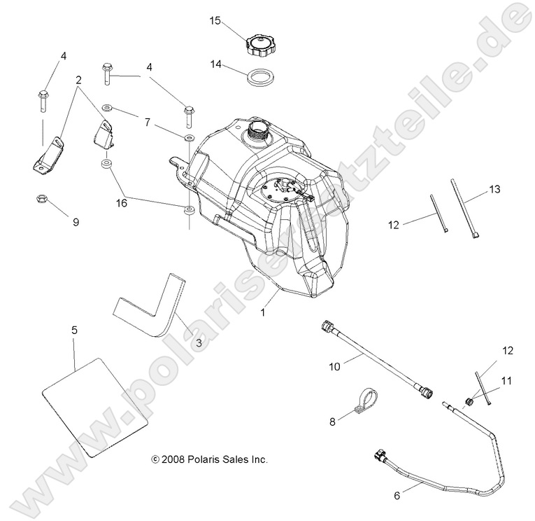 BODY, FUEL TANK ASM.