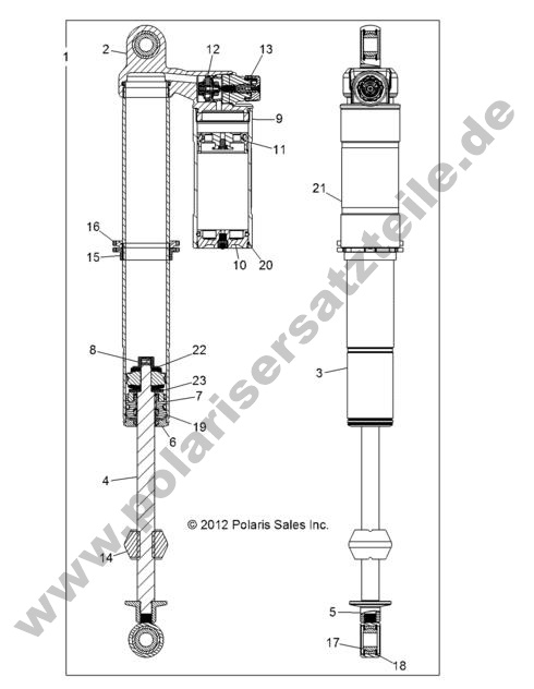 SUSPENSION, REAR SHOCK