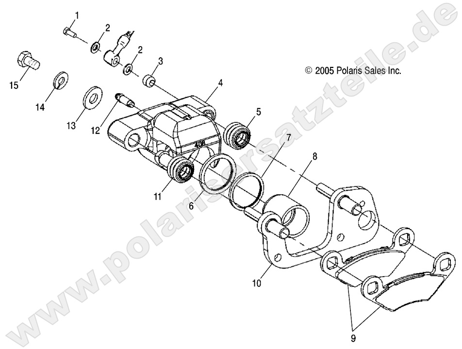 BRAKES, FRONT CALIPER