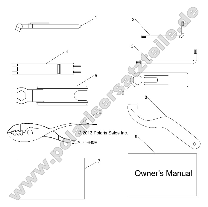 References, Tool Kit and Owners Manual