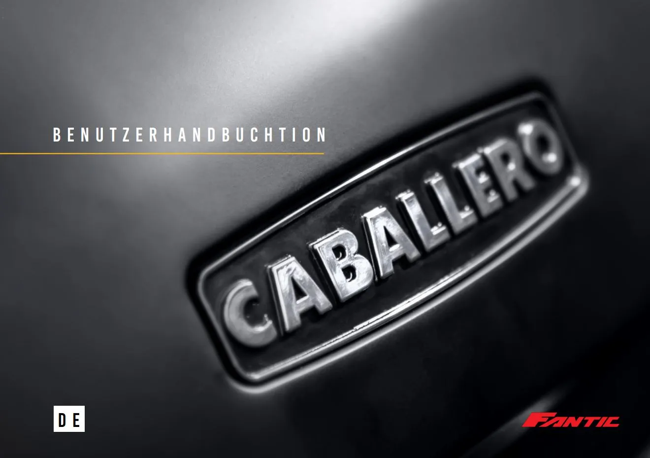 Fantic Benutzerhandbuch Caballero 250 2018
