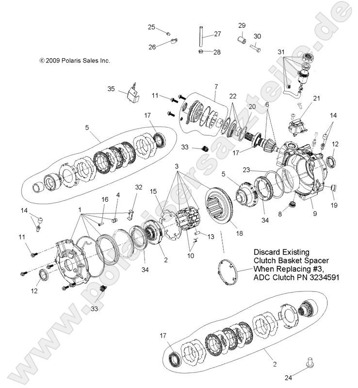 DRIVE TRAIN, FRONT GEARCASE and MOUNTING