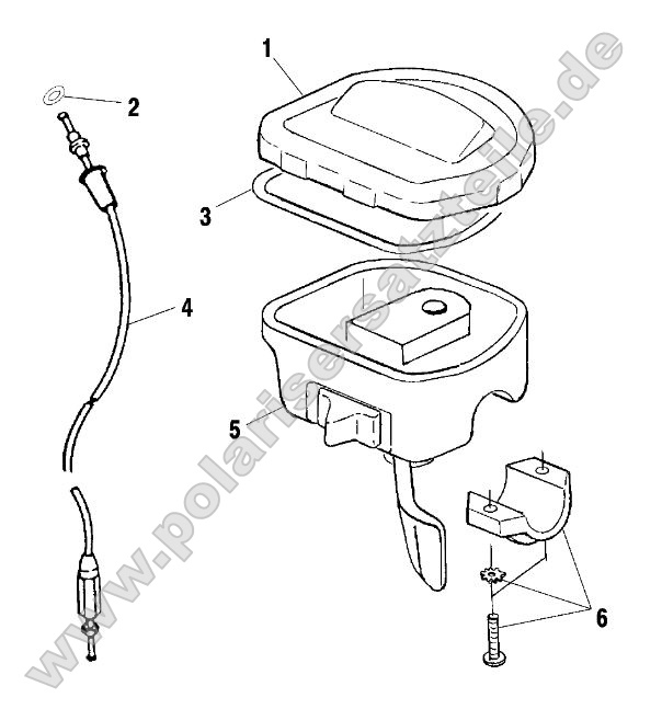 Controls - Throttle Asm./Cable