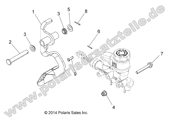 Brakes, Pedal and Master Cylinder Mounting