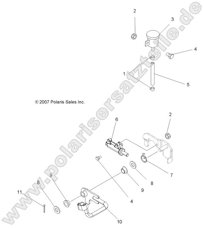 BRAKES, PEDAL and REAR MASTER CYLINDER