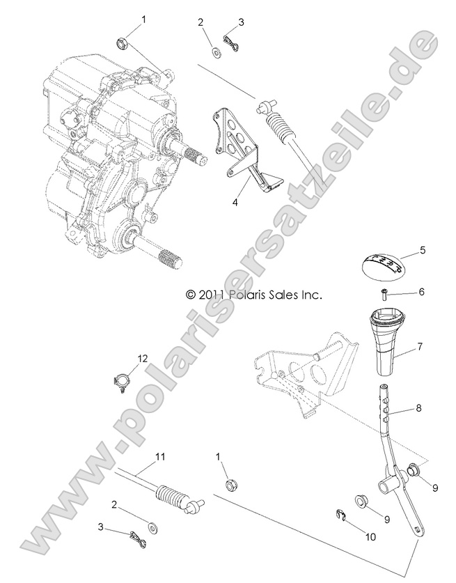 DRIVE TRAIN, GEAR SELECTOR