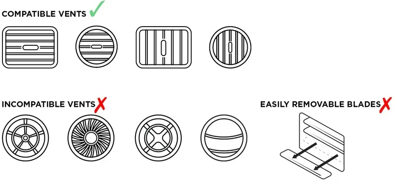 Quad Lock MAG Auto Lüftungshalterung