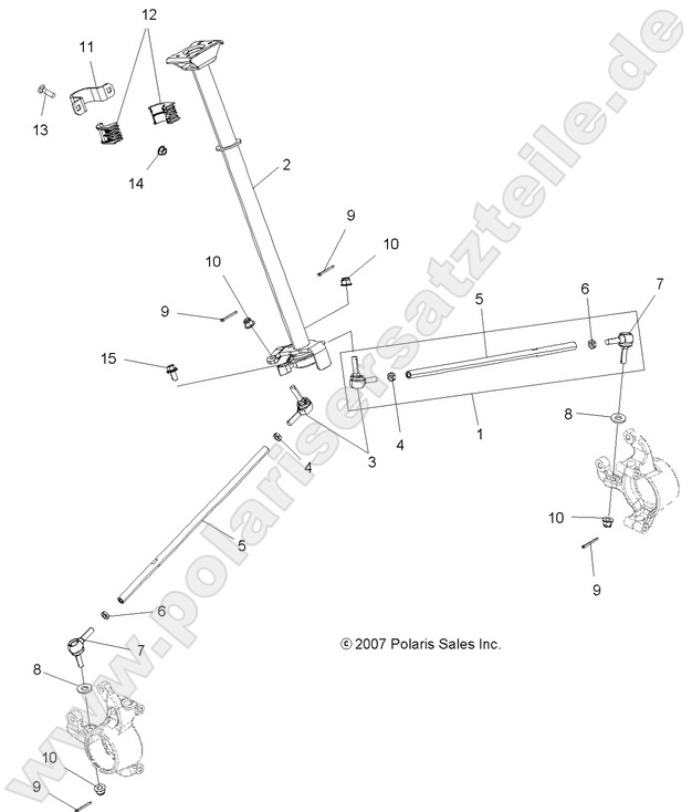 STEERING, STEERING POST ASM.