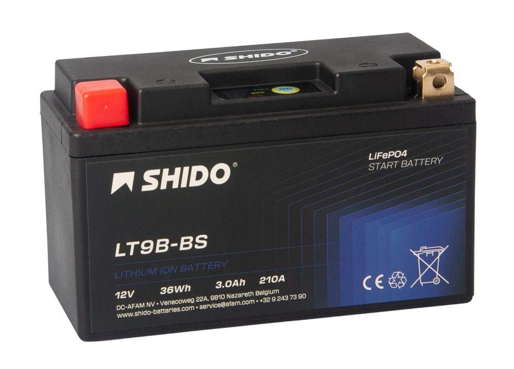 Shido LT9B-BS Lithium Ionen Batterie 12V LiFePO4 (YT9B-BS YT9B-4) Shido LT9B-BS Lithium Ionen Batterie 12V LiFePO4 (YT9B-BS YT9B-4)