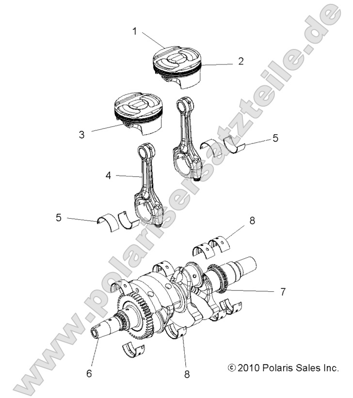 ENGINE, CRANKSHAFT and PISTON
