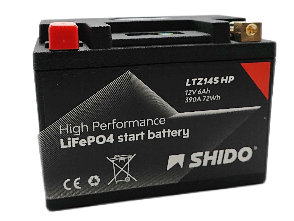 Shido LTZ14S HP Lithium Ionen Batterie 12V LiFePO4 (YTZ14S NTZ14S BTZ14S) Shido LTZ14S HP Lithium Ionen Batterie 12V LiFePO4 (YTZ14S NTZ14S BTZ14S)