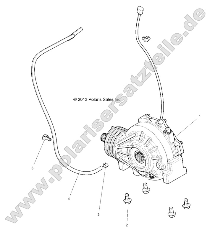 DRIVE TRAIN, FRONT GEARCASE MOUNTING