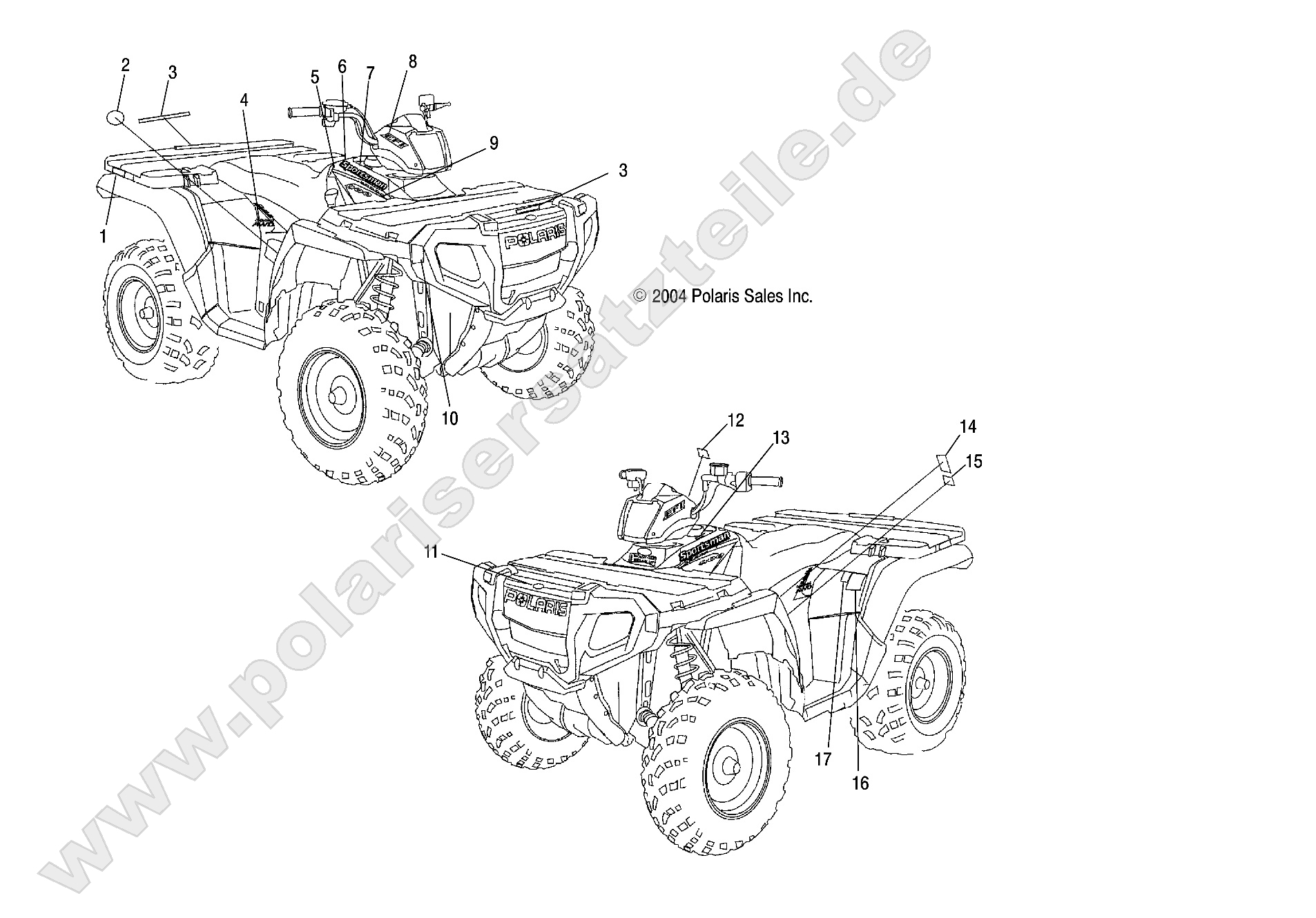 DECALS - A05MH76AU/AW