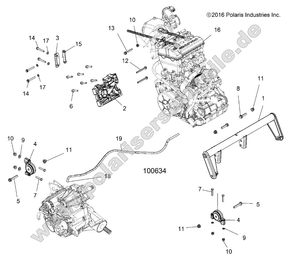 Engine, Engine Mounting