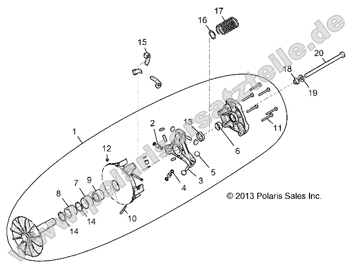 Drive Train, Primary Clutch