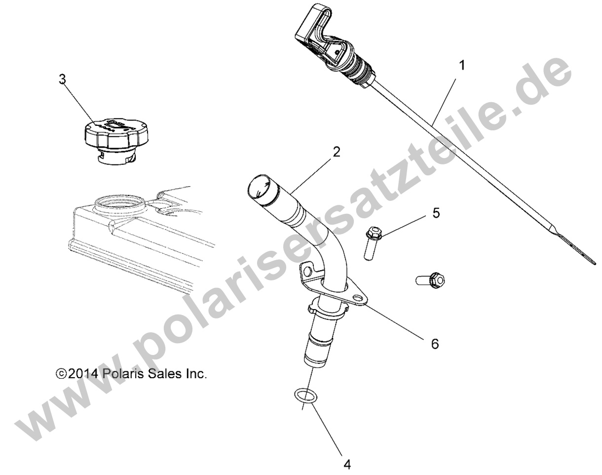 ENGINE, OIL DIPSTICK